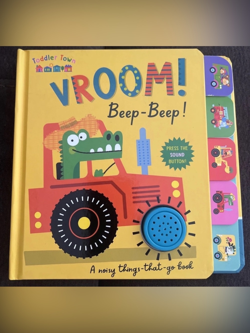 Toddler Town Vroom! Beep-Beep! - by Alexander Cox (Board Book With Sounds)